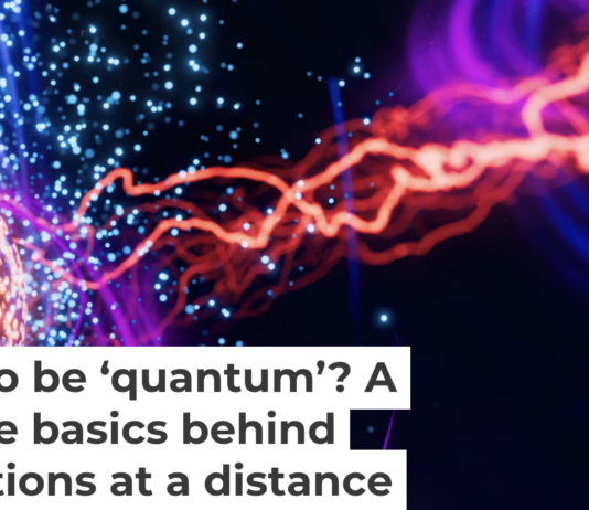 In quantum entanglement, you can learn something about one particle by observing the other in its pair, even across vast distances. koto_feja/E+ via Getty Images